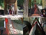 03 Kathmandu Valley Sankhu Vajrayogini Partway Up The Steps Is A Large Triangular Stone Worshipped As Bhairav 